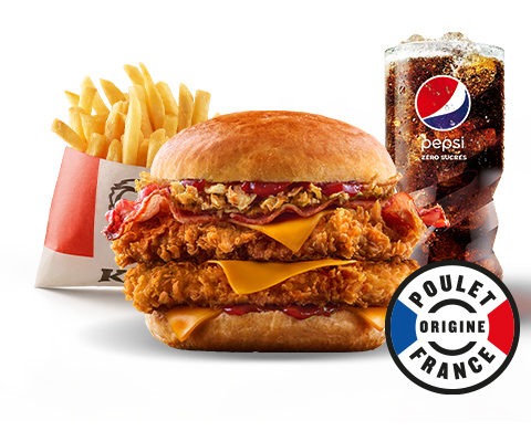 MENU DOUBLE KENTUCKY BURGER®