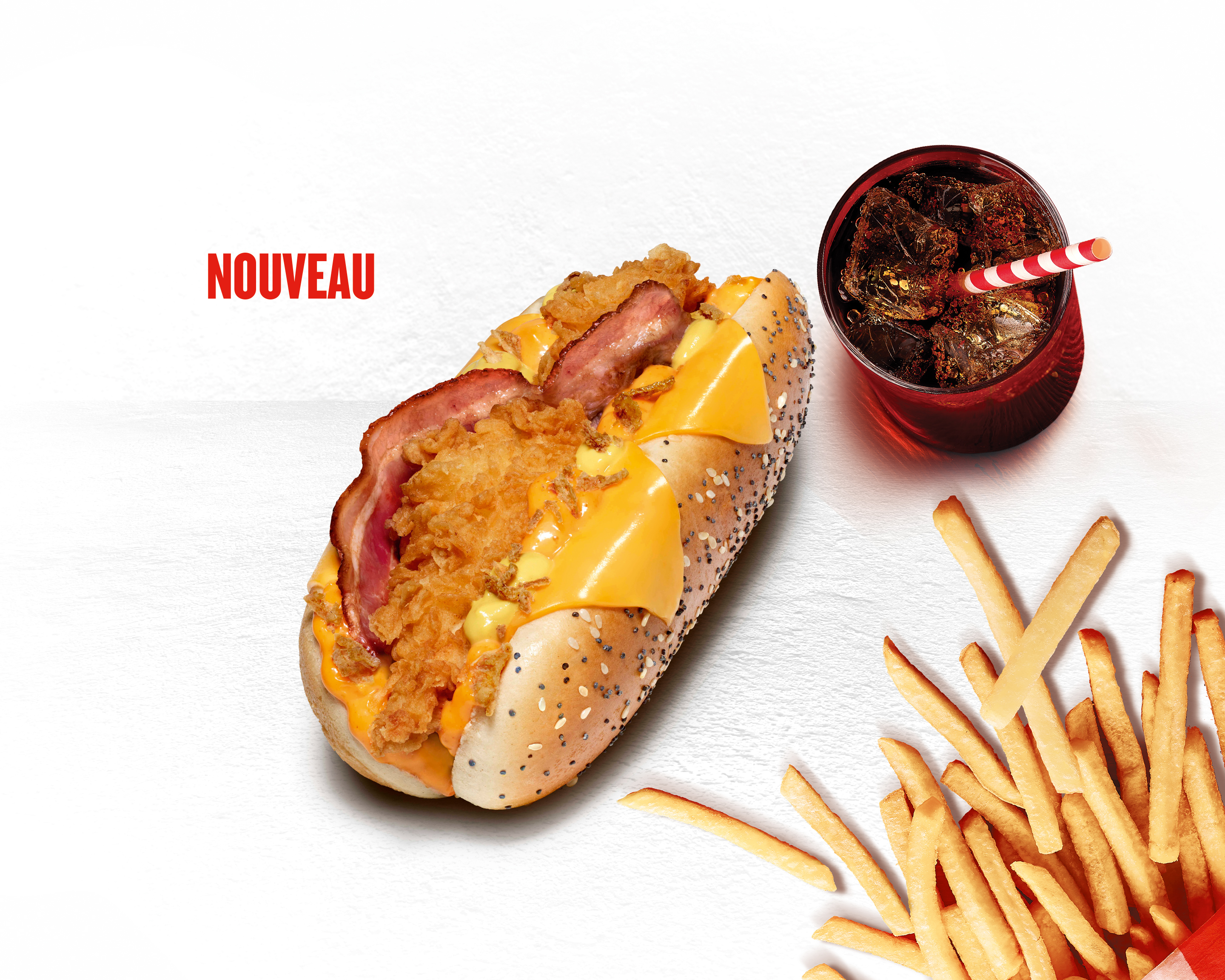 Menu Crispy Hot Dog Cheese & Bacon