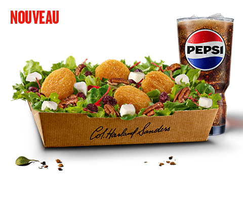 Menu Salade Boost Chèvre Noix de Pécan Veggie