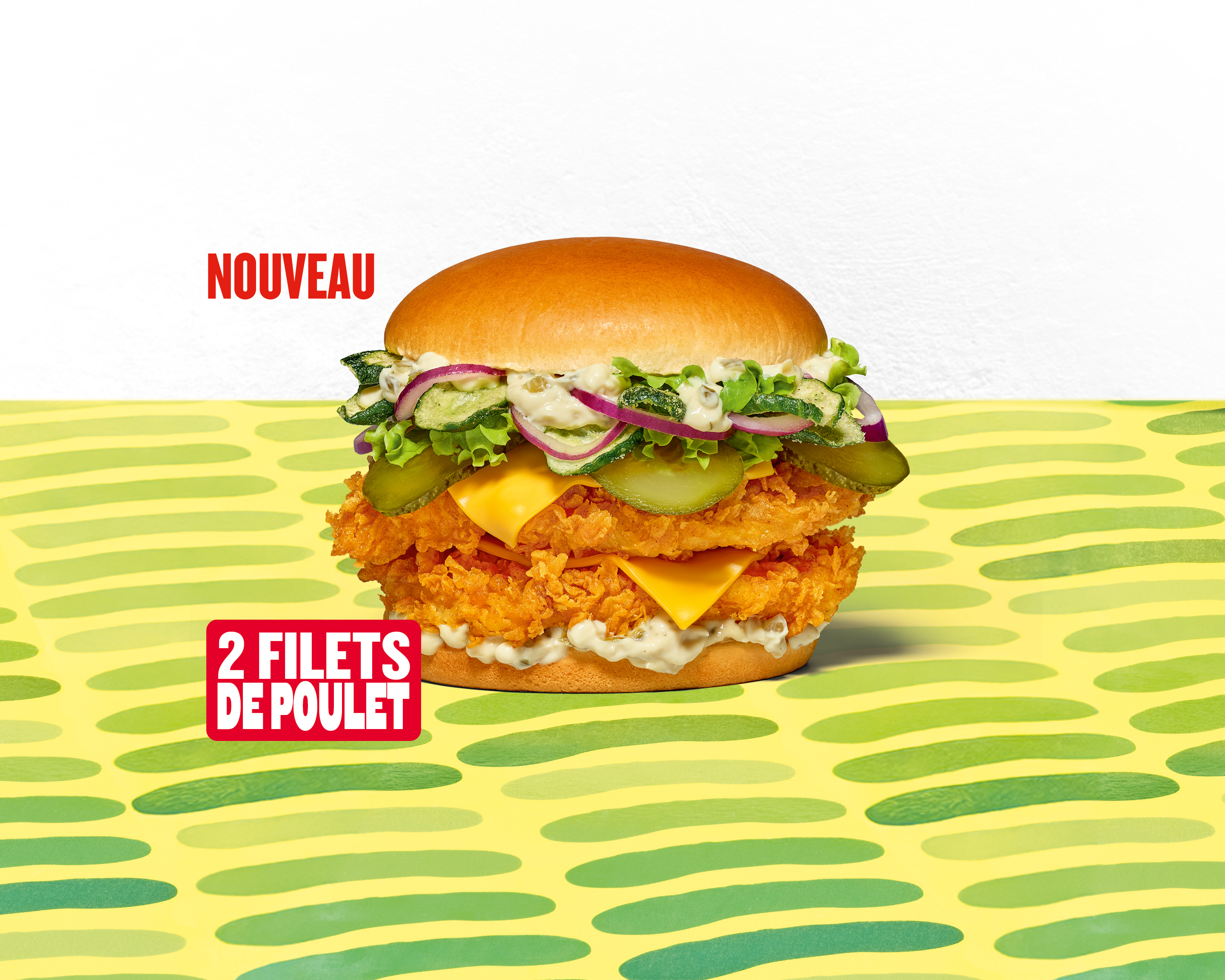 Cornichon Burger Double Filet