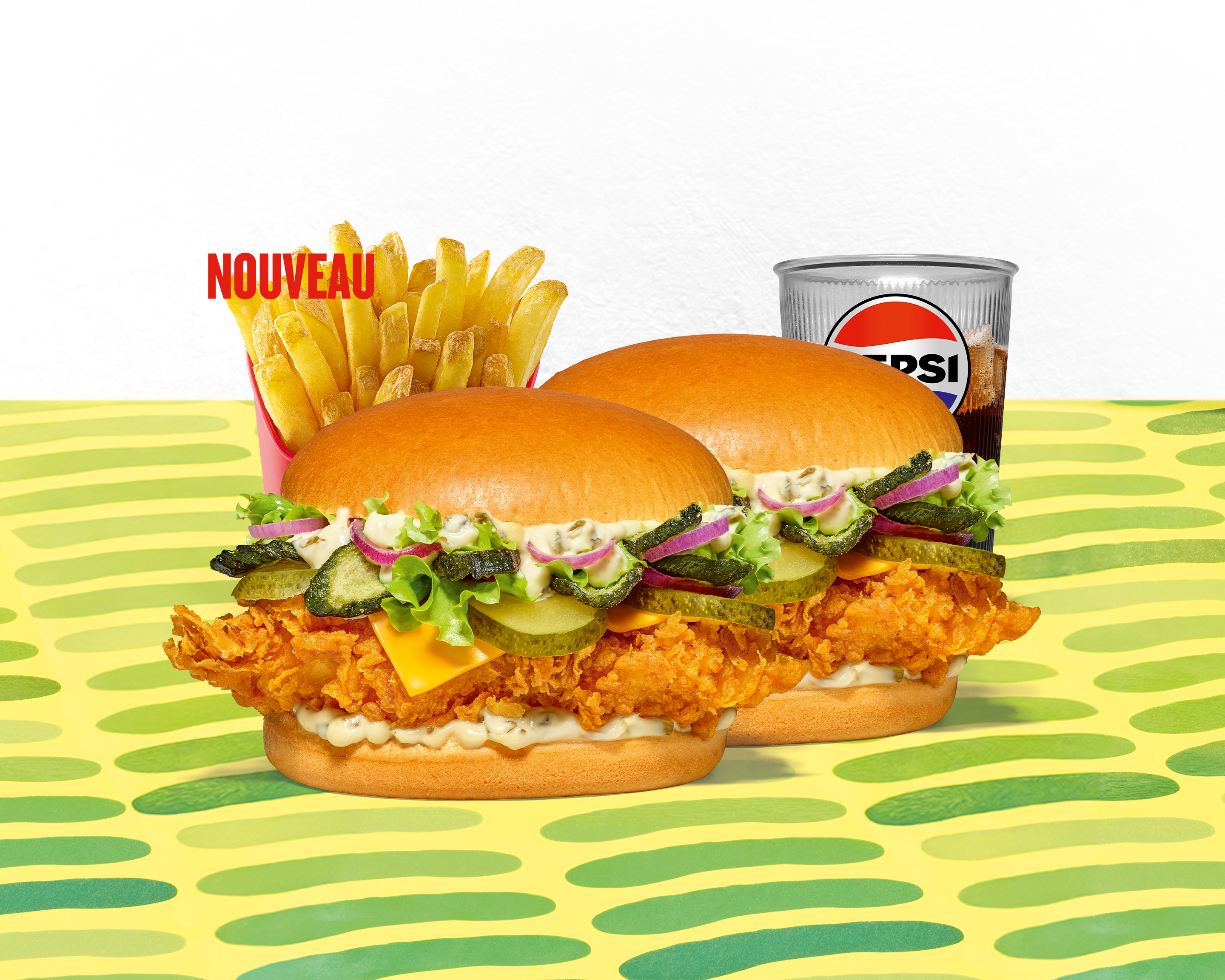 Menu Double Cornichon Burger